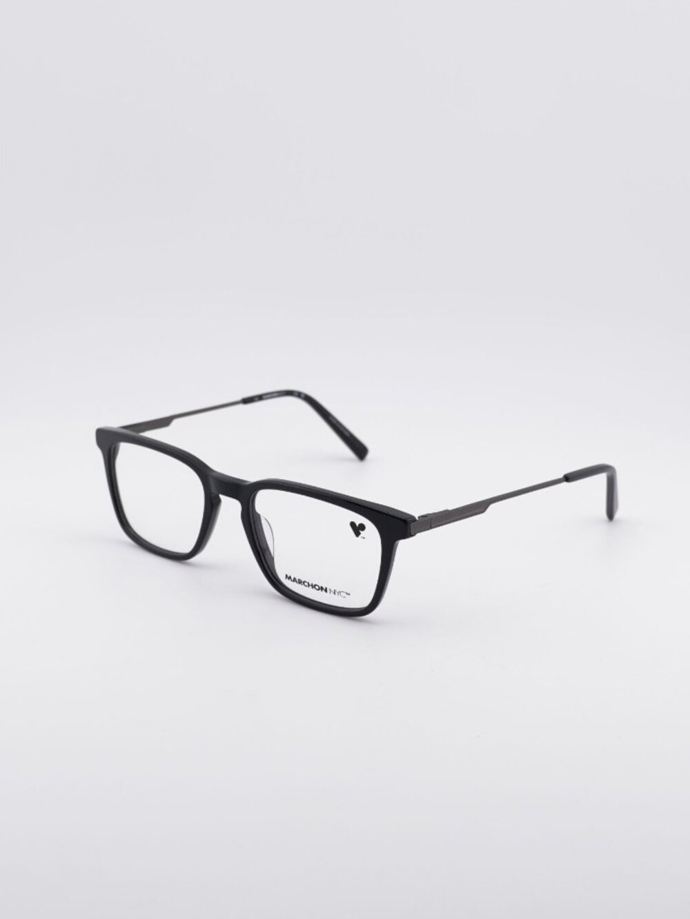 Marchon M-3032 001 Rectangle Eyeglasses 53mm – Black